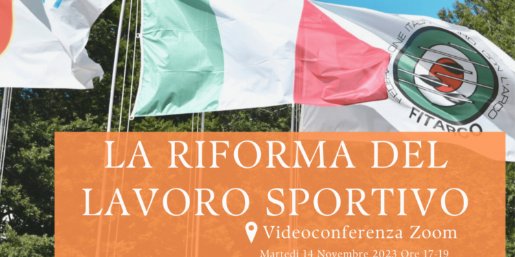Incontro in Videoconferenza sul LAVORO SPORTIVO