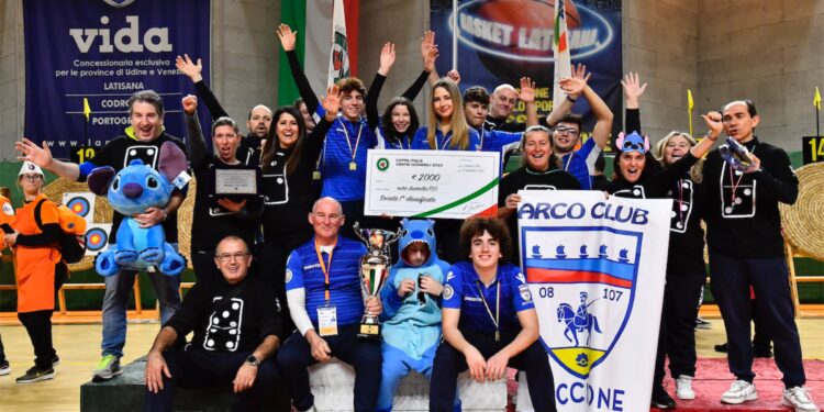L’Arco Club Riccione vince la Coppa Italia dei Centri Giovanili